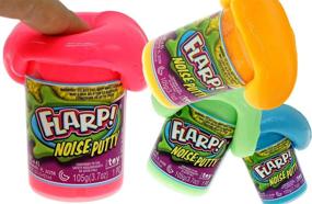 img 3 attached to 🎉 JA-RU Flarp Noise Putty Scented (3 Units Assorted) – Fun Pass Gas Noise Putty Squishy Sensory Toys for Easter, ADHD Autism Stress Relief – Great Party Favors Fidget for Kids & Adults, Boys & Girls. 10041-3