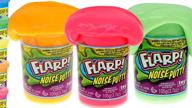 🎉 ja-ru flarp noise putty scented (3 units assorted) – fun pass gas noise putty squishy sensory toys for easter, adhd autism stress relief – great party favors fidget for kids & adults, boys & girls. 10041-3 логотип