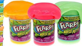 img 4 attached to 🎉 JA-RU Flarp Noise Putty Scented (3 Units Assorted) – Fun Pass Gas Noise Putty Squishy Sensory Toys for Easter, ADHD Autism Stress Relief – Great Party Favors Fidget for Kids & Adults, Boys & Girls. 10041-3