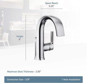 img 1 attached to Moen S6910 Collection: Stylish Single Handle Bathroom Faucet