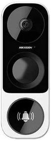 img 1 attached to 🚪 DS-HD1 Hikvision USA Original 3 Megapixel HD WiFi Video Smart Doorbell - Wireless Intercom Camera, Motion Detection, Night Vision, Video Recording, 180 Degree Ultra Wide Angle