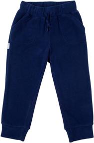 img 4 attached to 👶 JAN & JUL Toddler Boy Girl Fleece Pant: Warm and Cozy Bottoms for Little Ones