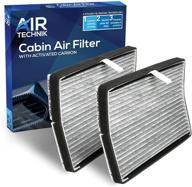 premium airtechnik cf8392a cabin air filter with activated carbon (2-pack) - perfect fit for buick allure, century, lacrosse, regal/chevy impala, monte carlo/oldsmobile intrigue/pontic grand prix logo