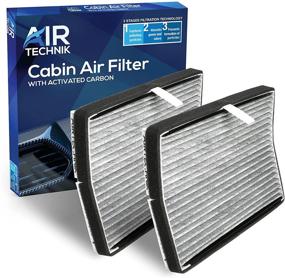 img 4 attached to Premium AirTechnik CF8392A Cabin Air Filter with Activated Carbon (2-Pack) - Perfect Fit for Buick Allure, Century, LaCrosse, Regal/Chevy Impala, Monte Carlo/Oldsmobile Intrigue/Pontic Grand Prix