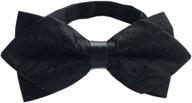 🎀 trendy vintage pre-tied bow ties for boys' wedding accessories in bronze logo