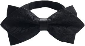 img 1 attached to 🎀 Trendy Vintage Pre-Tied Bow Ties for Boys' Wedding Accessories in Bronze
