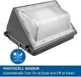 img 3 attached to 💡 (2 Pack) Dakason LED Wall Pack 60W: Dusk-to-Dawn, 7200lm, 5000K Cool White, Commercial Grade IP65 Waterproof Outdoor Lighting Fixture