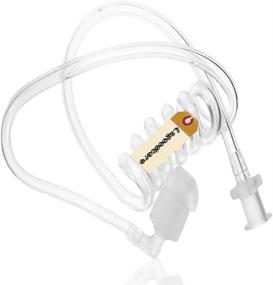 img 2 attached to Lsgoodcare Replacement Clear Covert Acoustic Tube Compatible For Motorola Kenwood Baofeng Two Way Radio Earpiece Headset