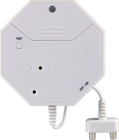 img 3 attached to GE Personal Security Water Leak Alarm, Efficient Water Leak Detection for Bathroom, Laundry Room, Basement, Garage, and Beyond, 45411