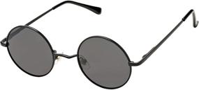 img 2 attached to Braylenz 2-Pack Polarized Round Sunglasses: The Perfect Retro Style Accessory for Women & Men