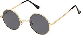 img 1 attached to Braylenz 2-Pack Polarized Round Sunglasses: The Perfect Retro Style Accessory for Women & Men