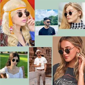 img 3 attached to Braylenz 2-Pack Polarized Round Sunglasses: The Perfect Retro Style Accessory for Women & Men