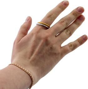 img 2 attached to Ergonomic Hypoallergenic Breathable Comfortable Beautiful Boys' Jewelry for Rings