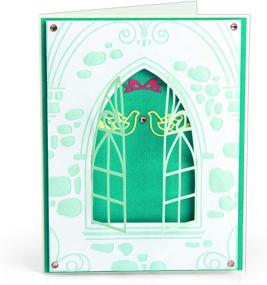 img 3 attached to Sizzix 663600 Wedding Window Multicolor