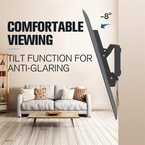 img 3 attached to 📺 Mounting Dream Tilt TV Wall Mount Bracket for 42-84 Inch LED, LCD Flat Screen TVs, TV Mount up to VESA 800 mm and 132 LBS, Easy TV Centering on 16’’~32’’ Wood Studs MD2268-XL