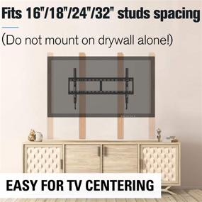 img 1 attached to 📺 Mounting Dream Tilt TV Wall Mount Bracket for 42-84 Inch LED, LCD Flat Screen TVs, TV Mount up to VESA 800 mm and 132 LBS, Easy TV Centering on 16’’~32’’ Wood Studs MD2268-XL