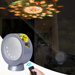 img 3 attached to 🌌 LITENERGY LED Sky Projector Light: Ultimate Galaxy Lighting Experience for Gaming Room, Home Theater, Bedroom, or Mood Ambiance (Blue) - With Base and Remote Control