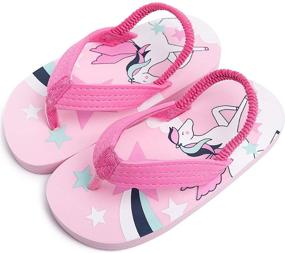 img 4 attached to Toddler Unicorn Dinosaur Sandals Numeric_10_Point_5 Boys' Shoes