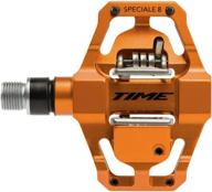 time speciale pedals orange pair logo