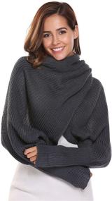 img 4 attached to Stylish Blanket Scarf for Women: Gorgeous Accessories, Women's Scarves & Wraps