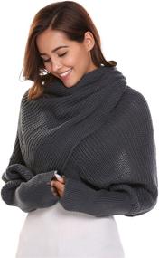 img 1 attached to Stylish Blanket Scarf for Women: Gorgeous Accessories, Women's Scarves & Wraps