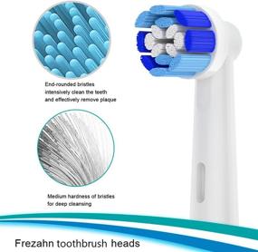 img 3 attached to 🦷 FREZAHN 8-Pack Toothbrush Heads Compatible with Oral B Electric Toothbrush - Braun Oral B Toothbrush Replacement Heads