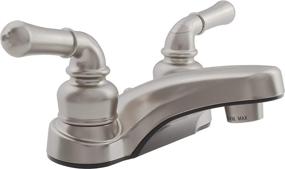 img 4 attached to 🚿 Dura Faucet DF-PL700C-SN RV Кран для ванной комнаты в стиле "Brushed Satin Nickel" с двумя отверстиями и классическими ручками - улучшен для SEO