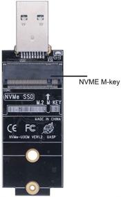 img 2 attached to CY M.2 NVME корпус адаптера SSD USB 3.1 Gen2 10Gbps: Преобразование NVMe M.2 SSD во внешнее хранилище