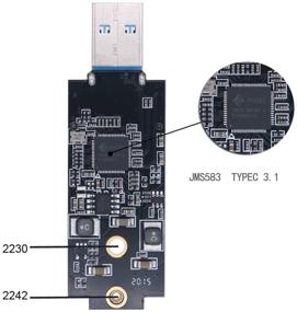 img 1 attached to CY M.2 NVME корпус адаптера SSD USB 3.1 Gen2 10Gbps: Преобразование NVMe M.2 SSD во внешнее хранилище