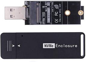 img 4 attached to CY M.2 NVME корпус адаптера SSD USB 3.1 Gen2 10Gbps: Преобразование NVMe M.2 SSD во внешнее хранилище