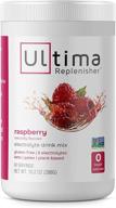 🥤 ultima replenisher raspberry electrolyte hydration drink mix (90 servings) logo