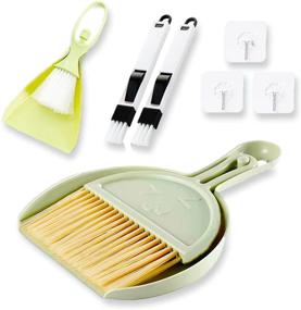 img 4 attached to 🐇 Mini Hangable Broom and Dustpan Set - Cute Bunny Cleaning Tool for Animal Litter - Ideal Small Dustpan and Brush Set for Guinea Pigs