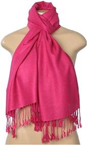 img 1 attached to 🧣 Pashmina Shawls and Wraps: Elegant and Stylish Scarfs for Women - Perfect for Parties, Weddings, and Fashionable Outfits!