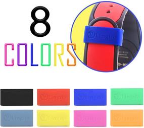 img 4 attached to 📱 Lingito 8 Пакет защитных браслетов для умных часов - Многоцветные защитники для Fitbit Charge, Charge HR, Garmin Vivofit, Disney Magic Band 2.0 и других!