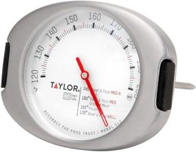 img 1 attached to 🌡️ Precision Pro Oval Analog Kitchen Thermometer - Ideal for Leave-in Meat Oven, Grill, BBQ, and Cooking