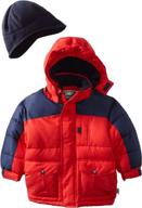 rothschild little puffer jacket medium boys' clothing : jackets & coats logo