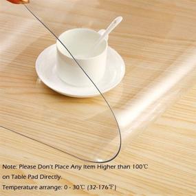 img 2 attached to 🍽️ Enhance Your Dining Experience with VALLEY TREE Protector Transparent Dining - A Stylish and Practical Addition to Any Table