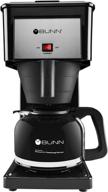 bunn grb velocity brew 10-cup home coffee brewer, in sleek black finish logo