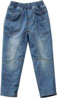 👖 cotton denim jeans pants for toddler boys' clothing at jeans logo