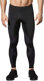 img 3 attached to 🩳 CW-X Men's Stabilyx Compression Tights with Joint Support