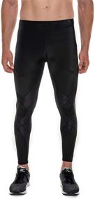 img 4 attached to 🩳 CW-X Men's Stabilyx Compression Tights with Joint Support