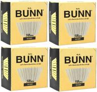 bunn bcf100-b 100-count 📦 basket filter 4-pack: optimal filtration solution logo