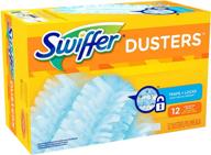 🧹 unscented swiffer 180 dusters refills - 12 count, ultimate cleaning solution logo