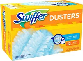 img 4 attached to 🧹 Unscented Swiffer 180 Dusters Refills - 12 Count, Ultimate Cleaning Solution