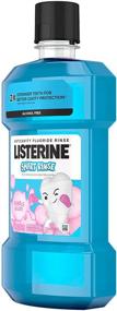 img 2 attached to 👶 ADA Accepted Listerine Smart Rinse Kids Alcohol-Free Mouthwash, Bubble Blast Flavor, 500 mL (3 Pack) - Dental Cavity Protection for Children's Oral Care