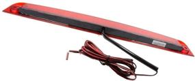 img 2 attached to 🚦 Alpinetech 16.55-inch 2-Hole Spoiler Light LED 3rd Brake Light