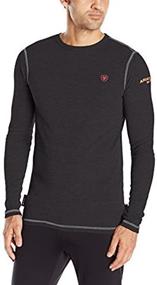 img 1 attached to Ariat Resistant Polartec Powerdry Baselayer Men's Clothing and Shirts