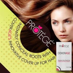 img 1 attached to 💇 CoverAge Premium Root Touch Up - Мгновенный временный корневой консилер для покрытия корней и седины - Водонепроницаемый - Коричневый - Магический цвет без распыления для результатов, как после салонного приемаежения.