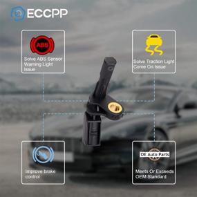 img 3 attached to ECCPP Rear Left Right ABS Wheel Speed Sensor Brake Sensor Set of 2 for A3/A3 Quattro/TT, VW Jetta/Beetle/Passat/Tiguan/Golf/GTI/R32 ALS468 ALS469