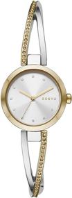 img 4 attached to ⌚ Stylish and Sophisticated: DKNY Women's Crosswalk Stainless Steel Jewelry Dress Quartz Watch